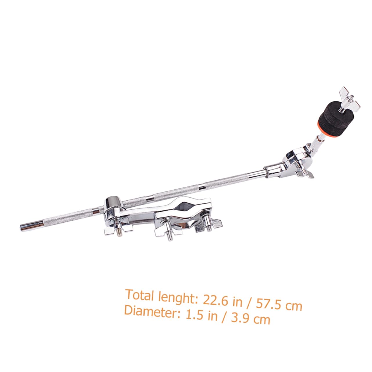 VICASKY Drum Cymbal Clamp Arm Drum Extension for Cymbals Hardware Set Boom Clamp Arm Easy Install