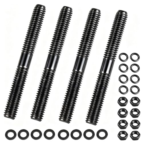 High Performance Cylinder Head Studs Bolts Kit Replacement for Predator 212 Non Hemi Coleman CT200U BT200X CT200U-EX Mini Bike Tillotson 196cc GX160 GX200 Engine Baja MB200 Parts