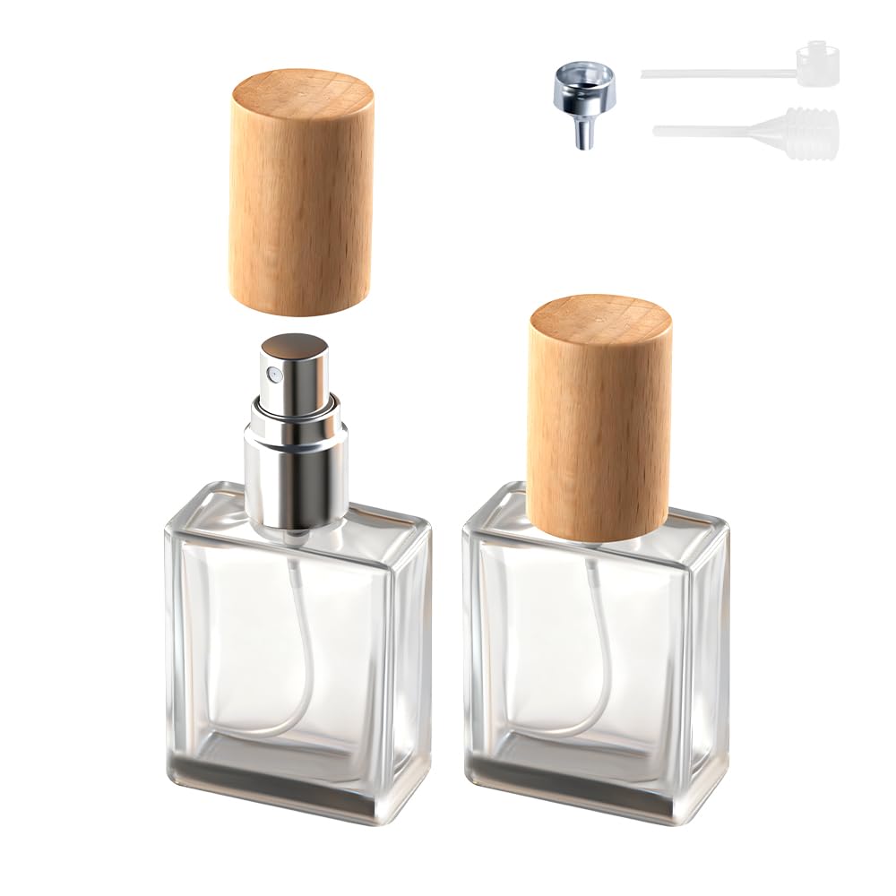 Photo 1 of Cryslora Perfume Atomizer Refillable Spray Bottles 2pcs 0.5oz/15ml