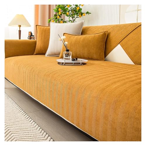 Housse de canapé universelle anti-usure chenille multicolore