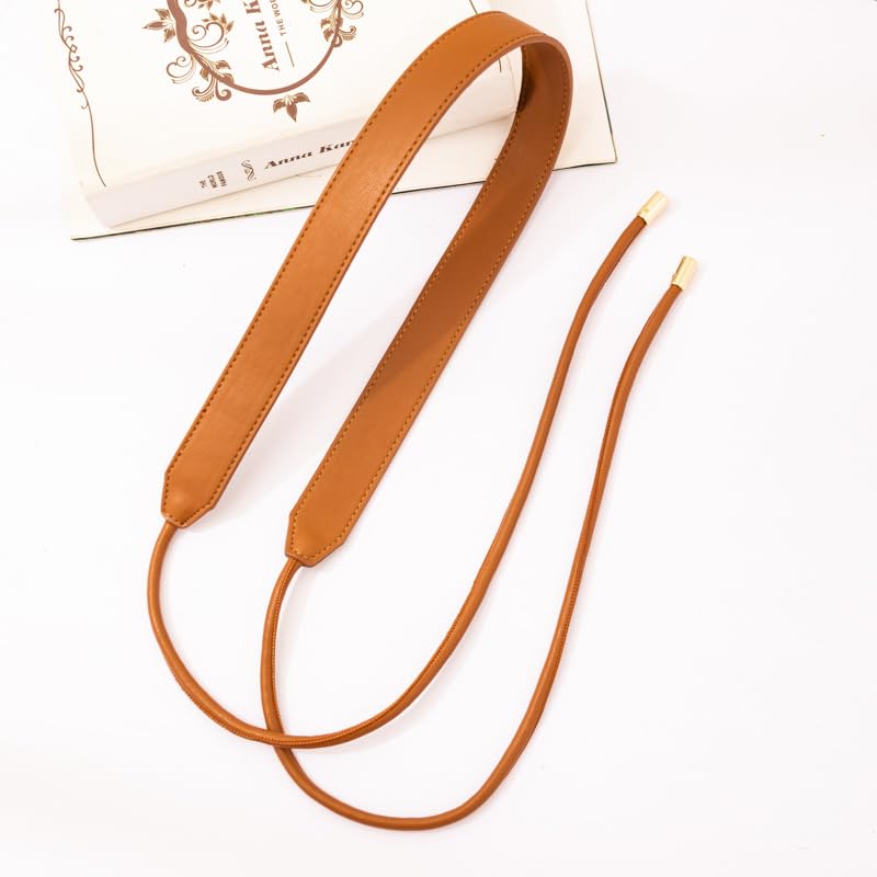 Women's Wrap Tie Waist Chain Knot Strap Thick Belt for Dresses Skirt Decorative3