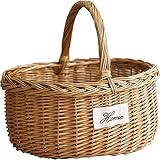□: Boîte de rangement Matériau: osier est des produits à la main pure, une finition fin, une texture serrée, des bords lisses