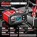 Shkalacar Power Supply 12V 24V AGM Battery Desulfator 15A Smart Battery Charger Maintainer with LCD Display AI 10-Stage Charging for Car Motorcycle Truck Boat LiFePO4 (US Plug)