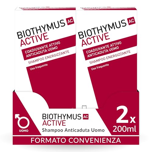 Biothymus Active Uomo, Shampoo Anticaduta Energizzante, per Tutti i Tipi