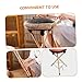 HEMOTON Professional Steel Tongue Drum Bracket Tripod Stand for Hand Pan Drum Display