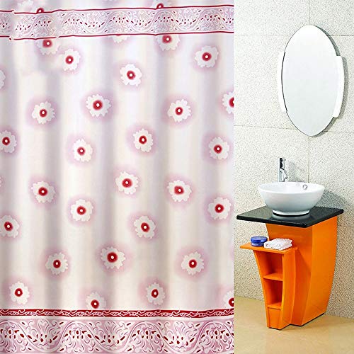 Rideau de douche imperméable polyester épais séparation salle de bains ménage