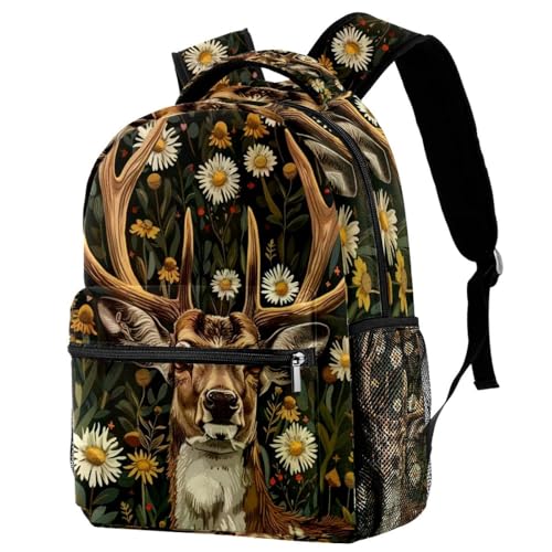 Sac à dos adulte et enfant contre la fatigue dorsale motif floral multicolore