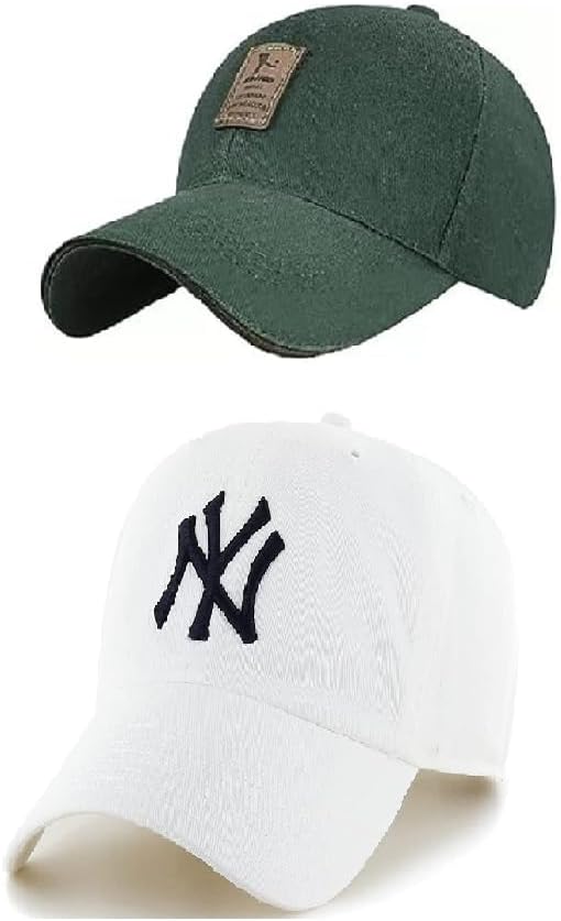 SELLORIA Combo Pack of 2 Stylish Sport virat Inspire + Bast Baseball Cap for Men's and boy'