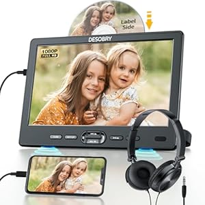 Desobry PDV1016B 10.5 Zoll Auto Kopfstützen DVD Player