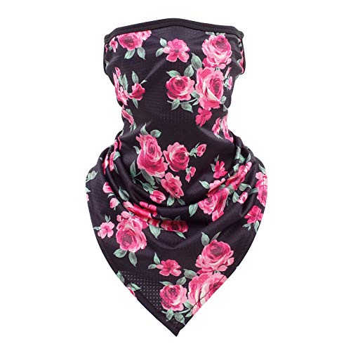 Etistta Neck Gaiter Bandana with Ear Loops Scarf Face Cover Balaclava for Men Women - Thumbnail 5