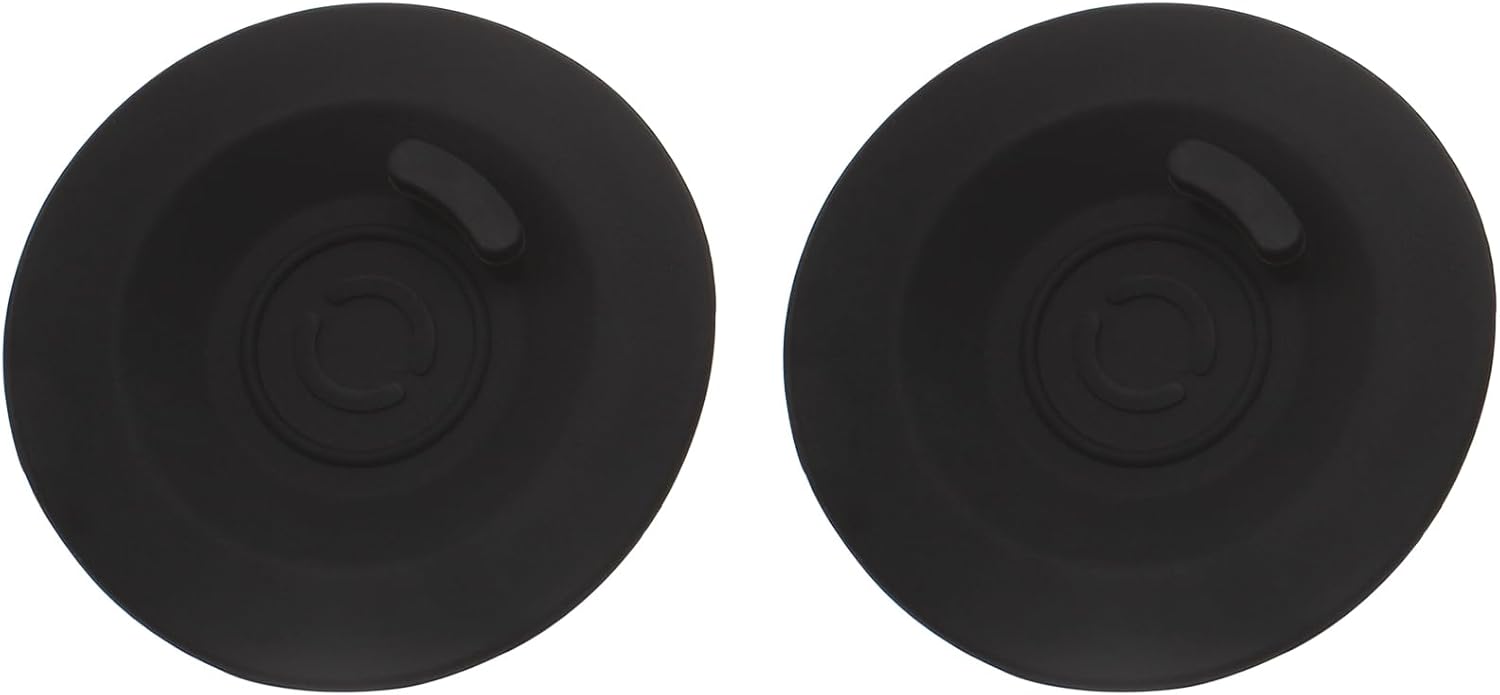 2PCS Espresso Backflush Disc 58mm Silicone Coffee Machine Accessories Black Espresso Machine Cleaning Kit for Espresso Machine