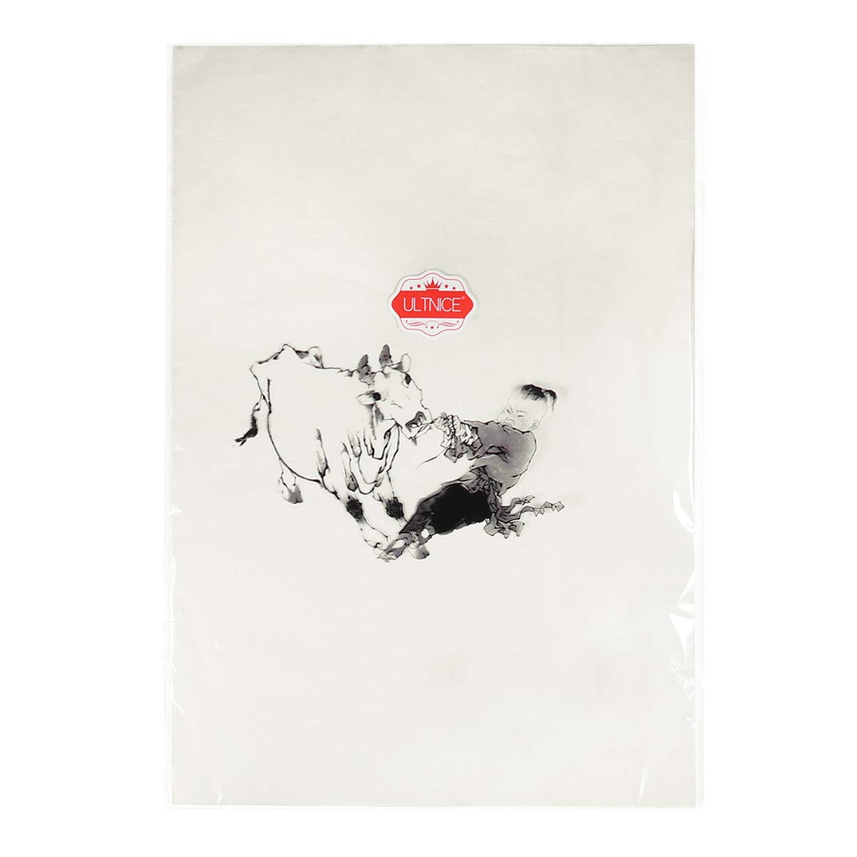 Chinesisches Kalligraphie-Papier Set – 150 Blatt, Mit Raster, Für Pinselschreiben & Sumi (36,8 X 25,8 Cm)