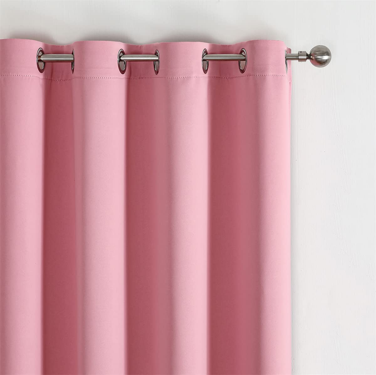 Cortinas Arcoíris Stiio Para Habitación De Niñas - Cortinas De Estrella De 2 Paneles Con Doble Capa De Oscurecimiento Transparente, 52 X 63 Pulgadas Ombre Y Rosa Amarillo