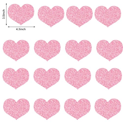 FYSUIMU 16 Imán Decorativo Forma Corazón Rosa miniatura 2
