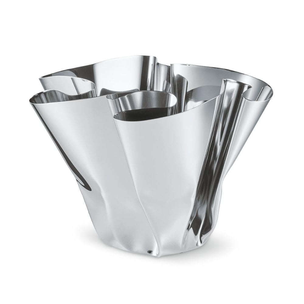 PHILIPPI - Margeaux Vase - Edelstahlvase von Hand gefaltet - ideal für Tulpen, Rosen, Dekoobjekt
