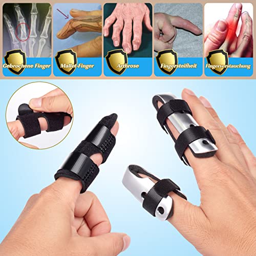 Fingerschiene Gipizi 6 Stück für gebrochene Finger und Fingerstützen