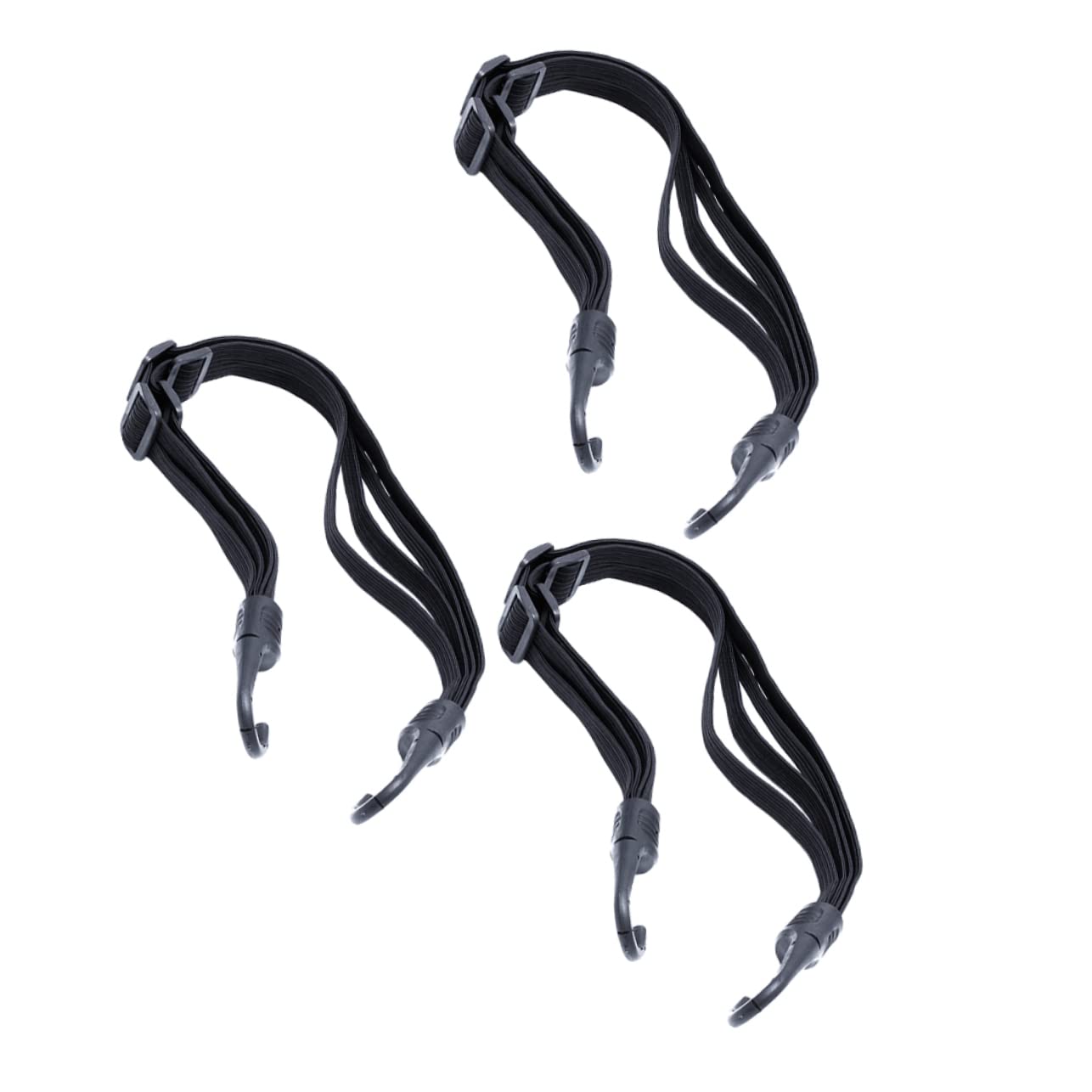 VICASKY 3Pcs Elastic Rope for Bike Luggage Strapping Fixed Tied Rope for Motorcycle and Bicycle Durable and for Securing Gear and Bulky Luggage