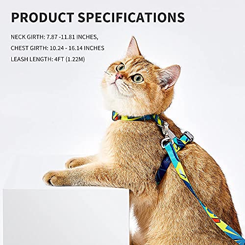 Petkit Lightweight Cat/Small Animals Harness And Leash Set For Walking, Escape Proof, Soft, Adjustable Pet Harness For Kitten, Puppies, Rabbits #TOP7