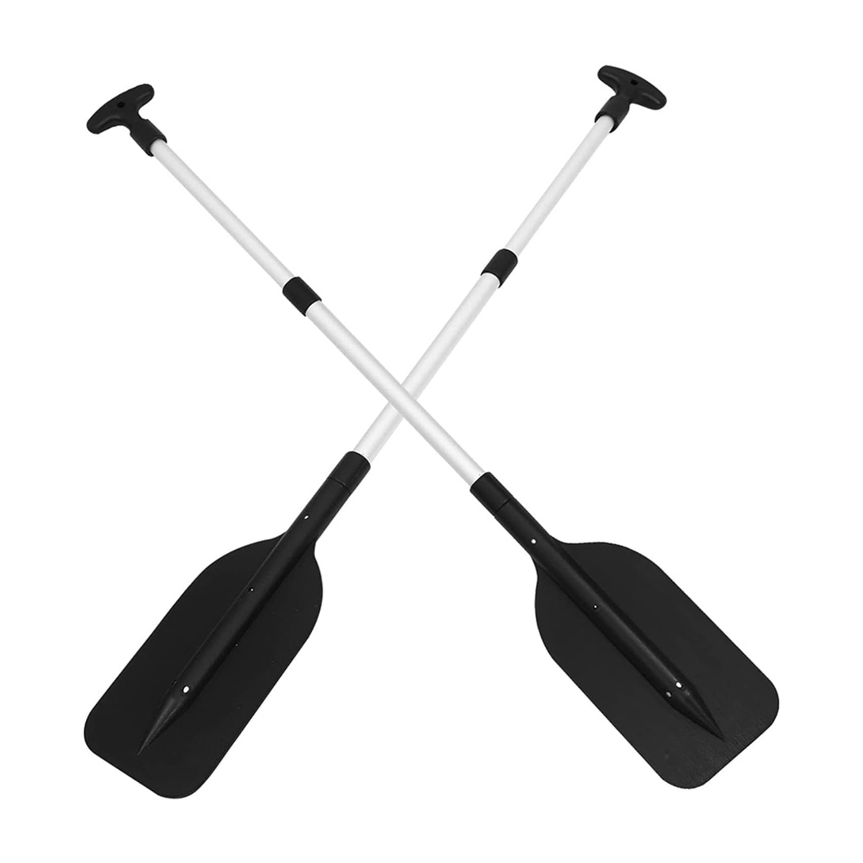 4 Piezas Remos TelescóPicos de PláStico para, Plegable para Kayak, Moto AcuáTica y Canoa, Accesorios para Barcos de Seguridad
