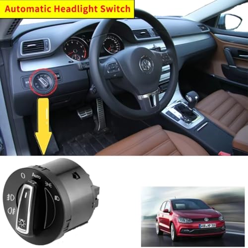 Interruptor automático de faros para VW Polo actualización con sensor inteligente luces 2