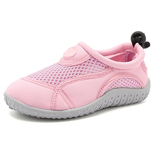 CIOR Toddler Kid Water Shoes Aqua Shoe Swimming Pool Beach Sports Athletic Shoes for Girls and Boys U120STHSX-Classic.lightpink-23