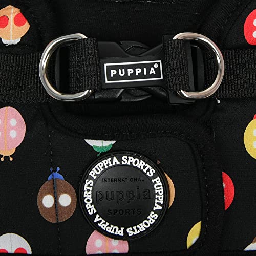 Puppia Lady Beetle Step-in Vest Dog Harness No Choke No Pull Walking Training for Small and Medium Dog - Black - M - Image 4