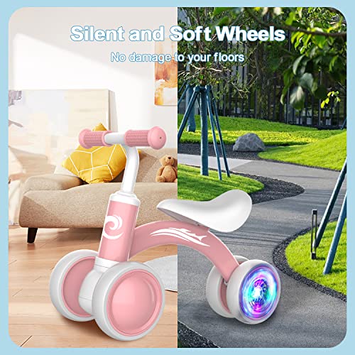 Gamfeiny Colorful Lighting Baby Balance Bike Toys For 1 Year Old Girl Gifts thumb #5