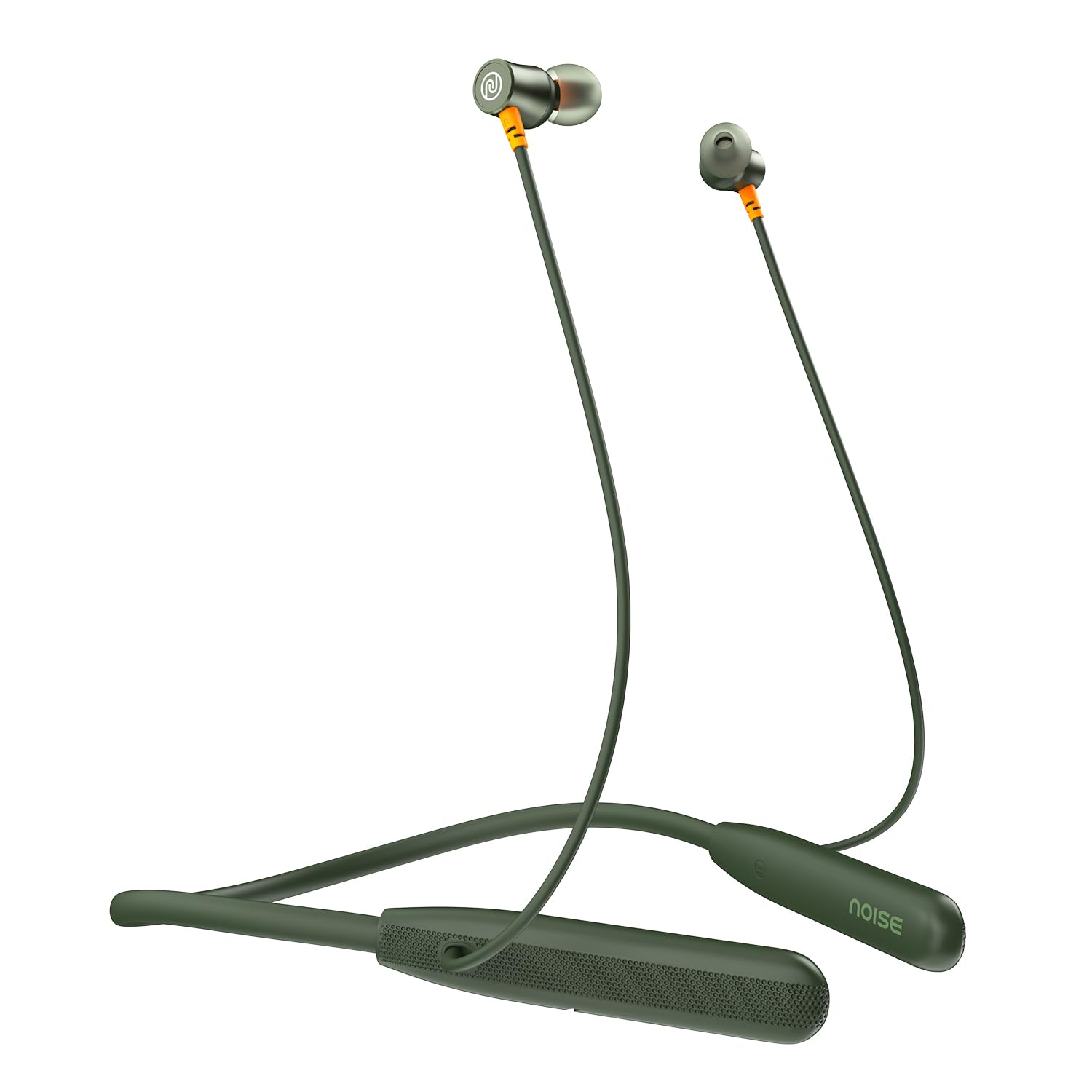 Noise Airwave Bluetooth in Ear Neckband with 50H of Playtime, 3 EQ Modes, ENC for Calling, Low Latency(Upto 50ms), 10mm Driver, BT v5.3(Olive Green)-image-0