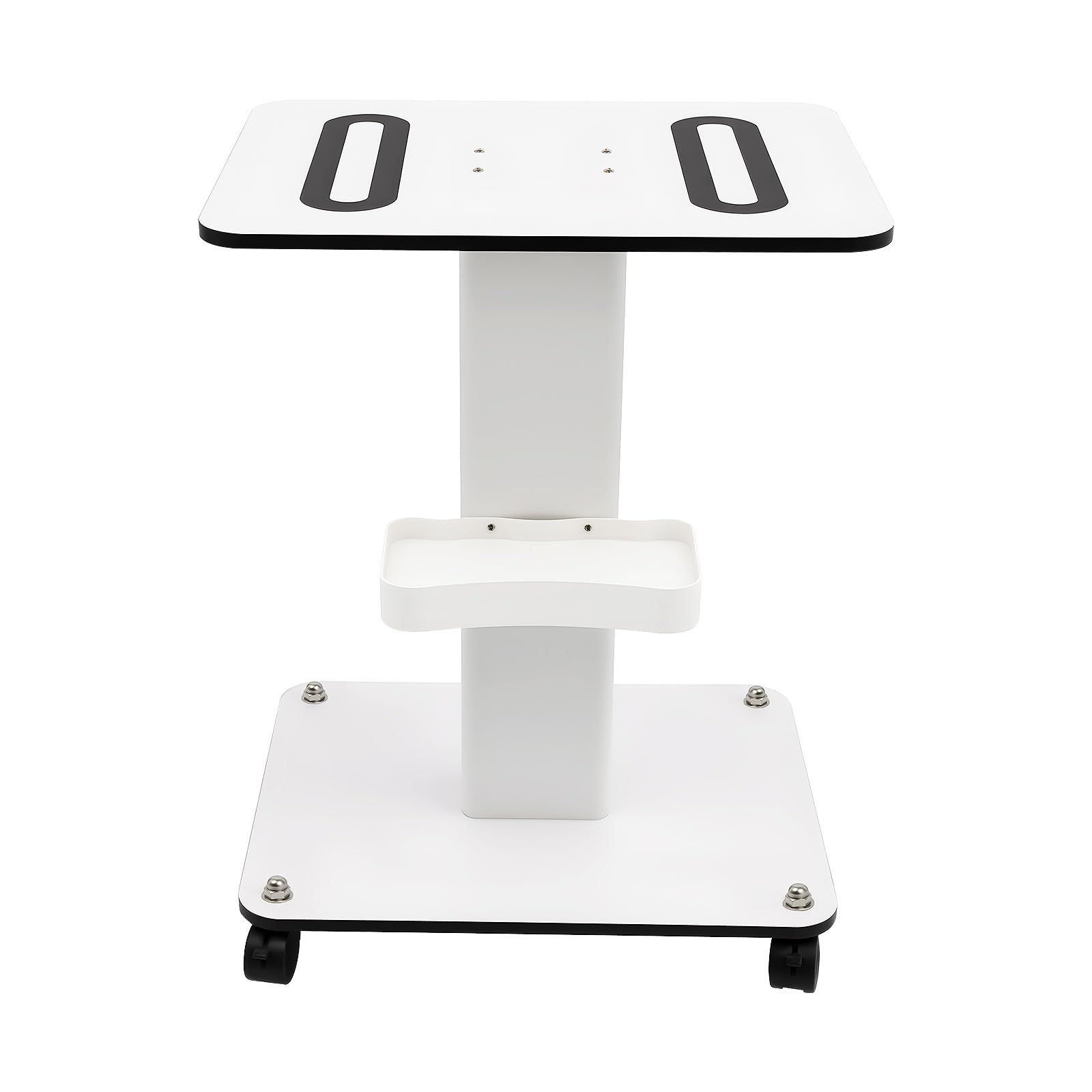 Beauty Rollwagen Carro de salón con freno 52 x 40 cm capacidad de carga 40 kg blanco