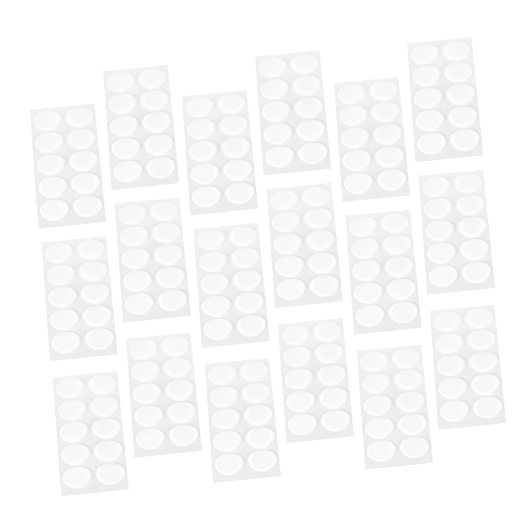 FRCOLOR 120 Sets Earlobe Protective Film Silicone Patch Earring Pads Silicone for Heavy Earrings Bathroom Organizer Transparent Ear Support Coffee Bar Accessories Protector Pe Invisible