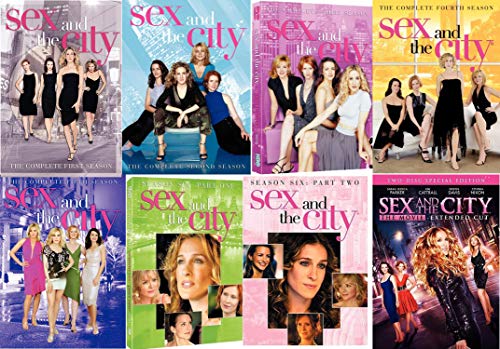 Amazon Com Carrie Bradshaw And The Complete Sex And The City Season 1 6 With Bonus Sex And The City The Movie Extended Cut Two Disc Special Edition Bundle Movies Tv