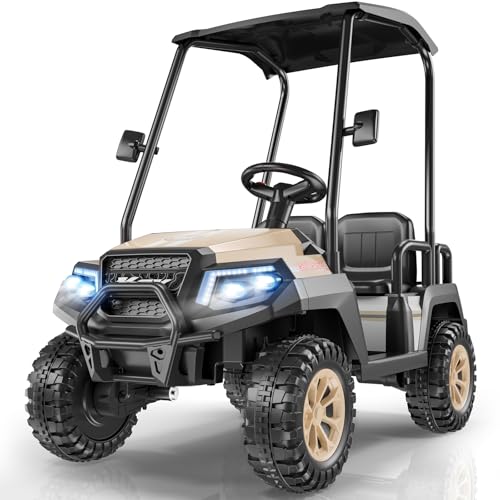 Image of LIGIANT 24V Ride on Car for Big Kids, 4-Seaters Kids Golf Cart