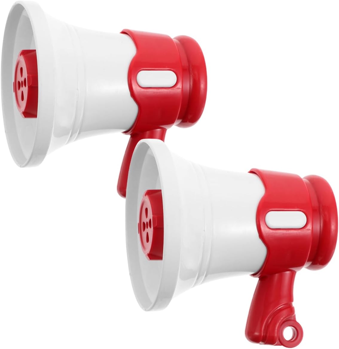 2Pcs Handheld Mini Megaphone Keychain Toy for Kid Portable Loud Speaker Mini Megaphone Speaker Sound Cheerleading Horn for Party Favors, Sound Noise Maker for Backpack Tags
