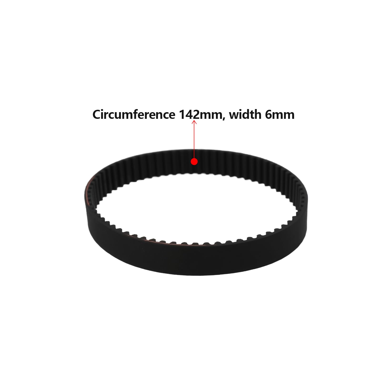 10 szt. 142-2GT pasek rozrządu długość skoku 142 mm szerokość 6 mm 71 zębów 2M 2GT synchroniczny pasek rozrządu do drukarki 3D pasek napędowy czarny