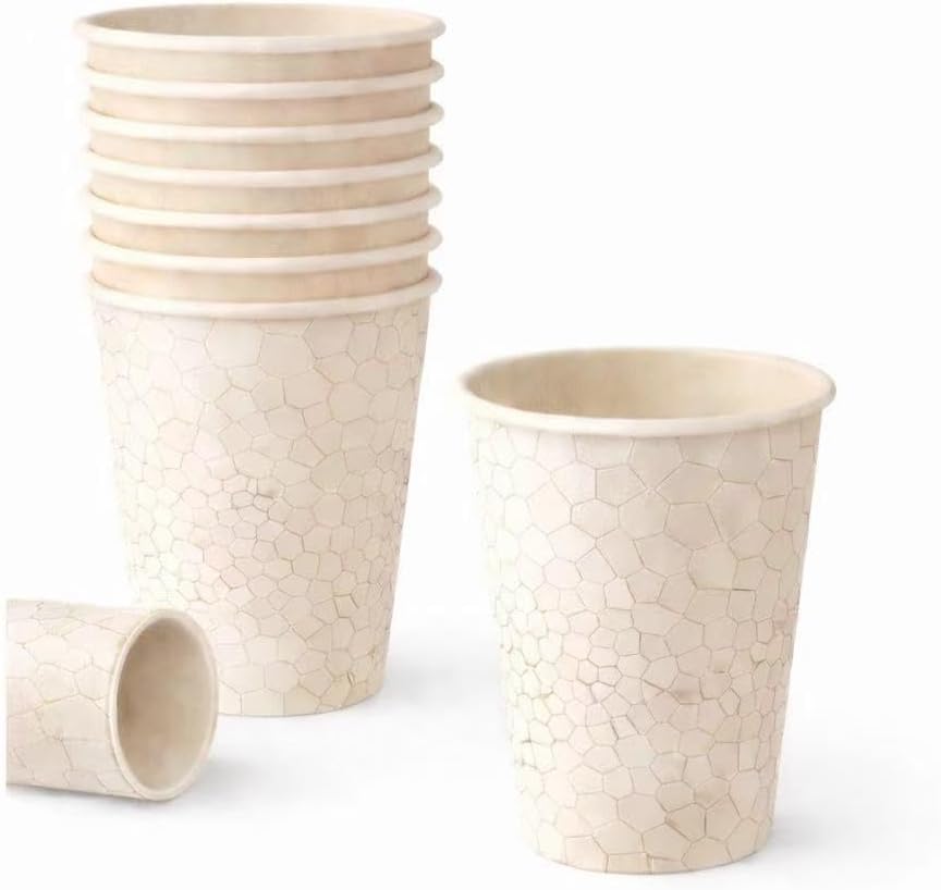 [100/200/300 Pack 20 oz Disposable Paper Coffee Cups - Printed Single Wall Hot and Cold Beverage Cups for Office, Party, Cafe (300, 20, ounces)