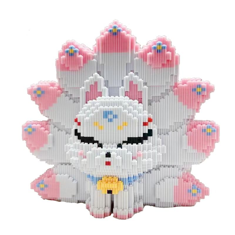 Amazon.co.jp: 九尾キツネ 動物 ミニチュア ビルディングブロック