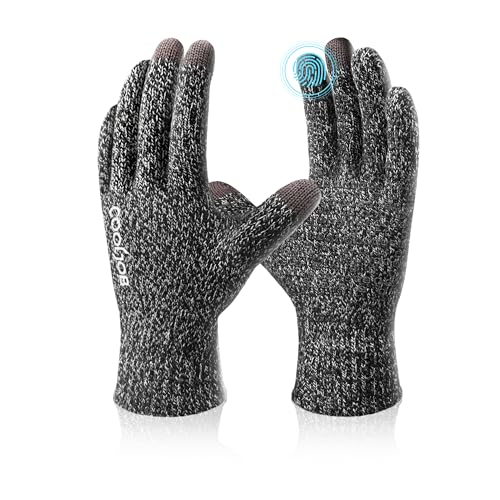COOLJOB-Warm-Fleece-Knit-Winter-Gloves-for-Men-Women-Touch-Screen-Fingers-Non-slip-Silicone-Grip-and-Elastic-Cuff