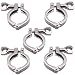 Dernord Stainless Steel 304 Single Pin Heavy Duty Tri Clamp with Wing Nut for Ferrule TC 2'' (Pack of 5)