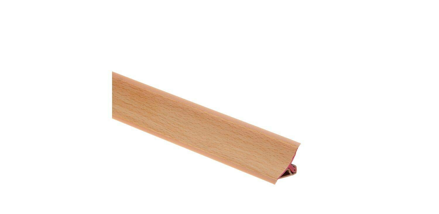 2,5 Meters 98,42" Kitchen Worktop Profile Strip Corner PVC 33mm with Accessories Edging splashback TMW Profiles (Beech, Profile 2.5 Meters)