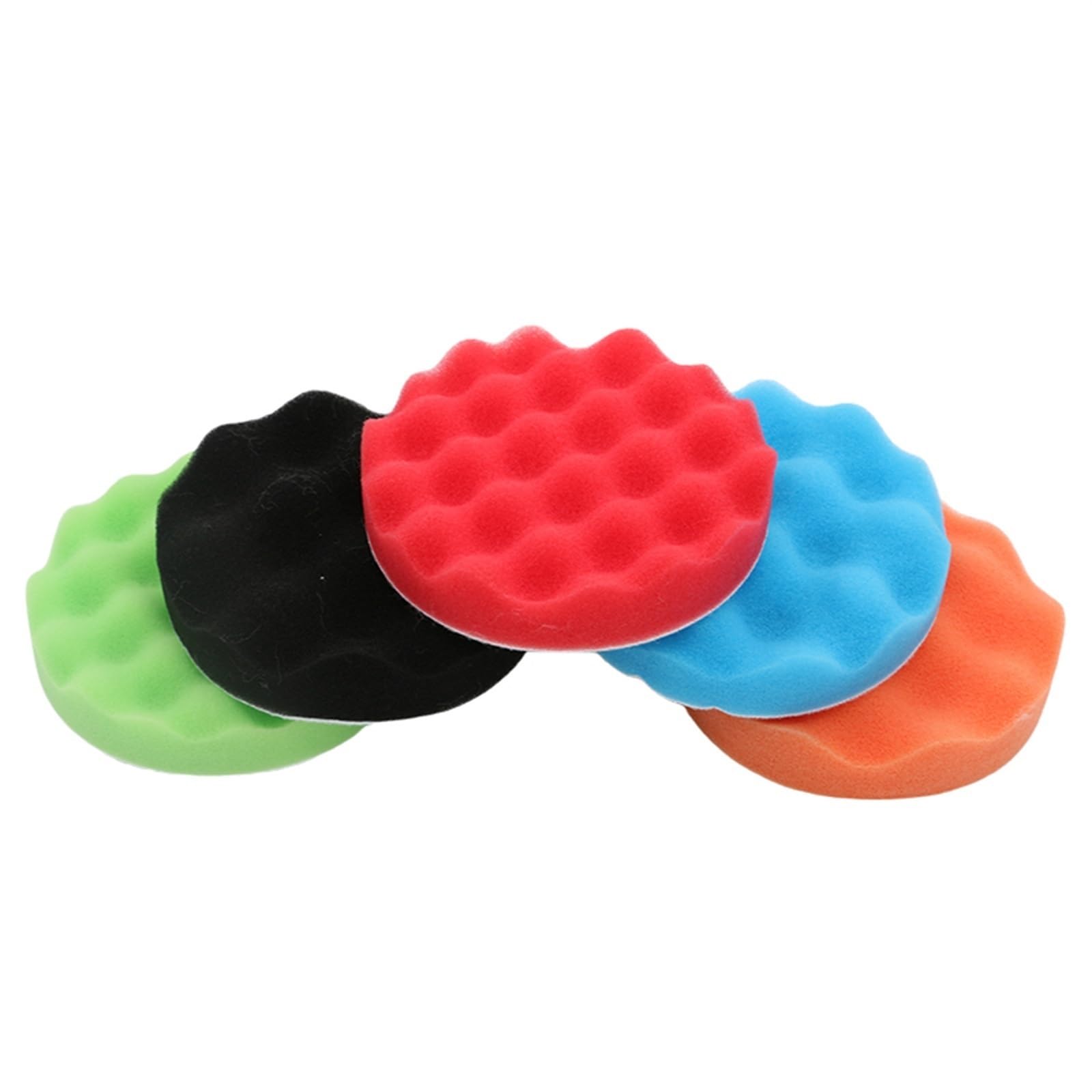 Discos de Solapa, Ruedas de Pulido, Kit de Almohadillas para Pulir el Coche, Juego de Esponjas para Pulir Taladros de Espuma/39Pcs 3-5Inch Set