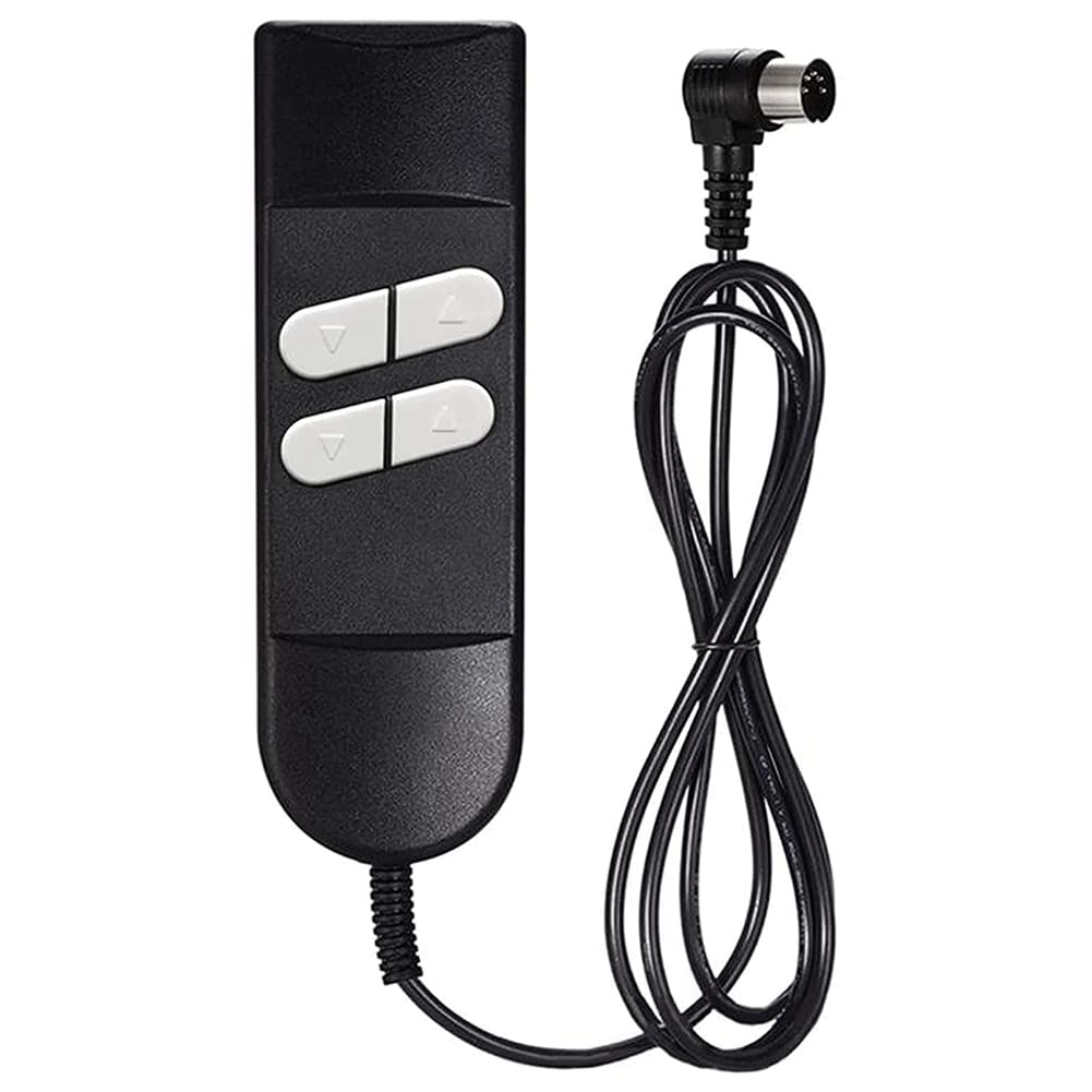 Geroosaty Electric Sofa Remote, 5 Pin 4 Button Power Recliner Remote Replacement Parts for OKIN LIMOSS Pride Golden Berkline