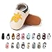 Primeros Pasos Bebe Niña Niños Zapatos Zapatillas de Estar por Casa Pantuflas Calzado Botitas y Patucos Infantiles Piel Sintético Casual Antideslizante-1 BGCJL 12-18 Meses