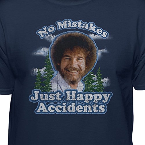 Bob Ross No Mistakes/Positive Vibes T-Shirts2