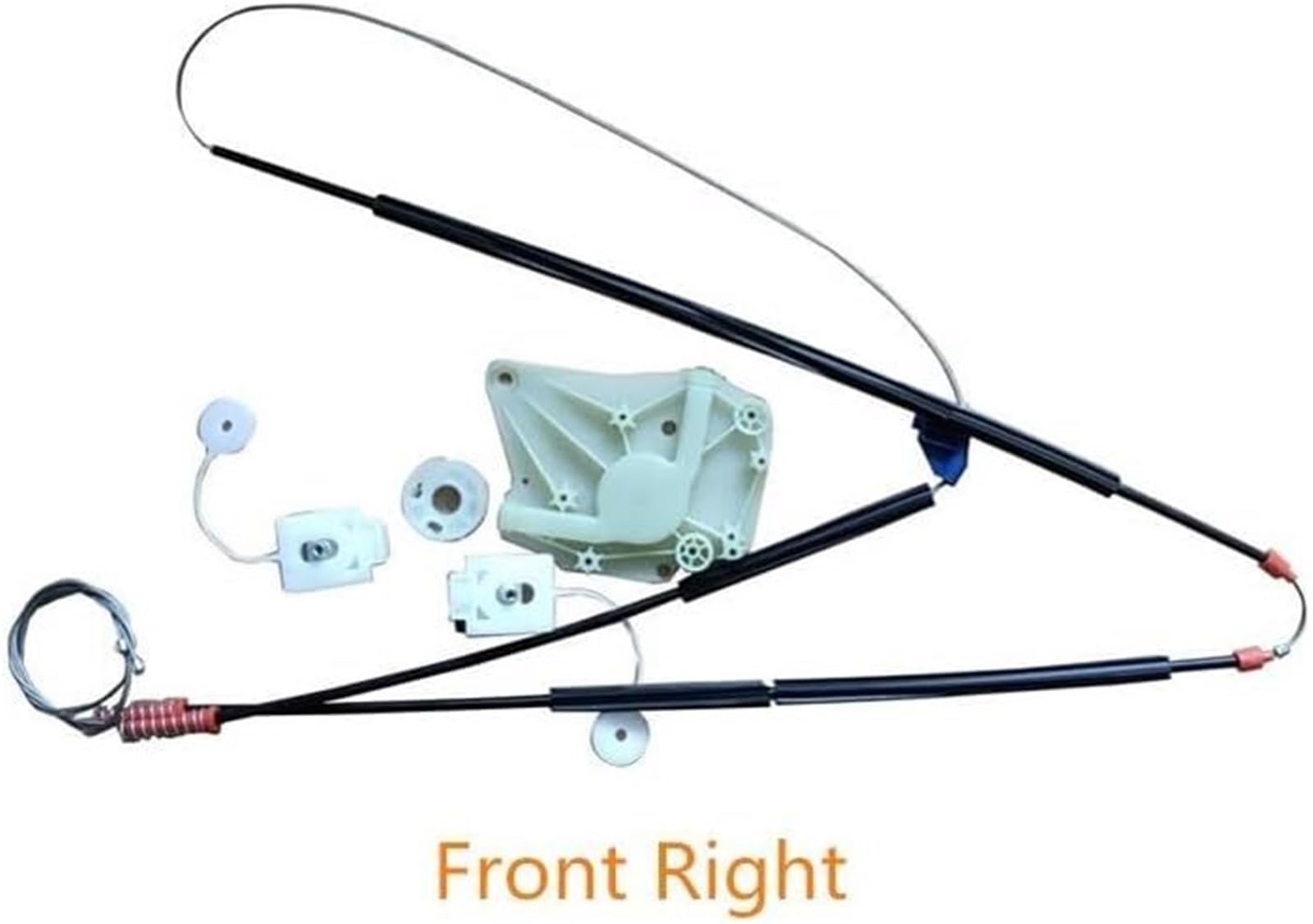 Regulador de ventana eléctrica para automóvil Kit de reparación elevalunas delantero izquierdo y derecho para A3 4 5 puertas 1996-2002(Right)