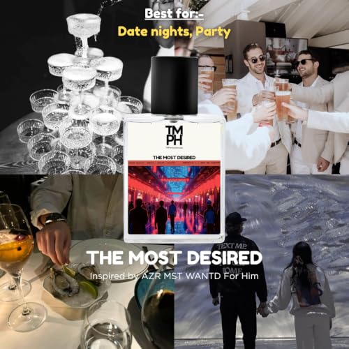 Image of TMPerfumehouse The Most Desired EDP for Men | Sweet, Seductive & Long Lasting Perfume Spray | Warmspicy, Amber & Sweet Fragrance | Luxury Gift for Him | TMPH | 50ml