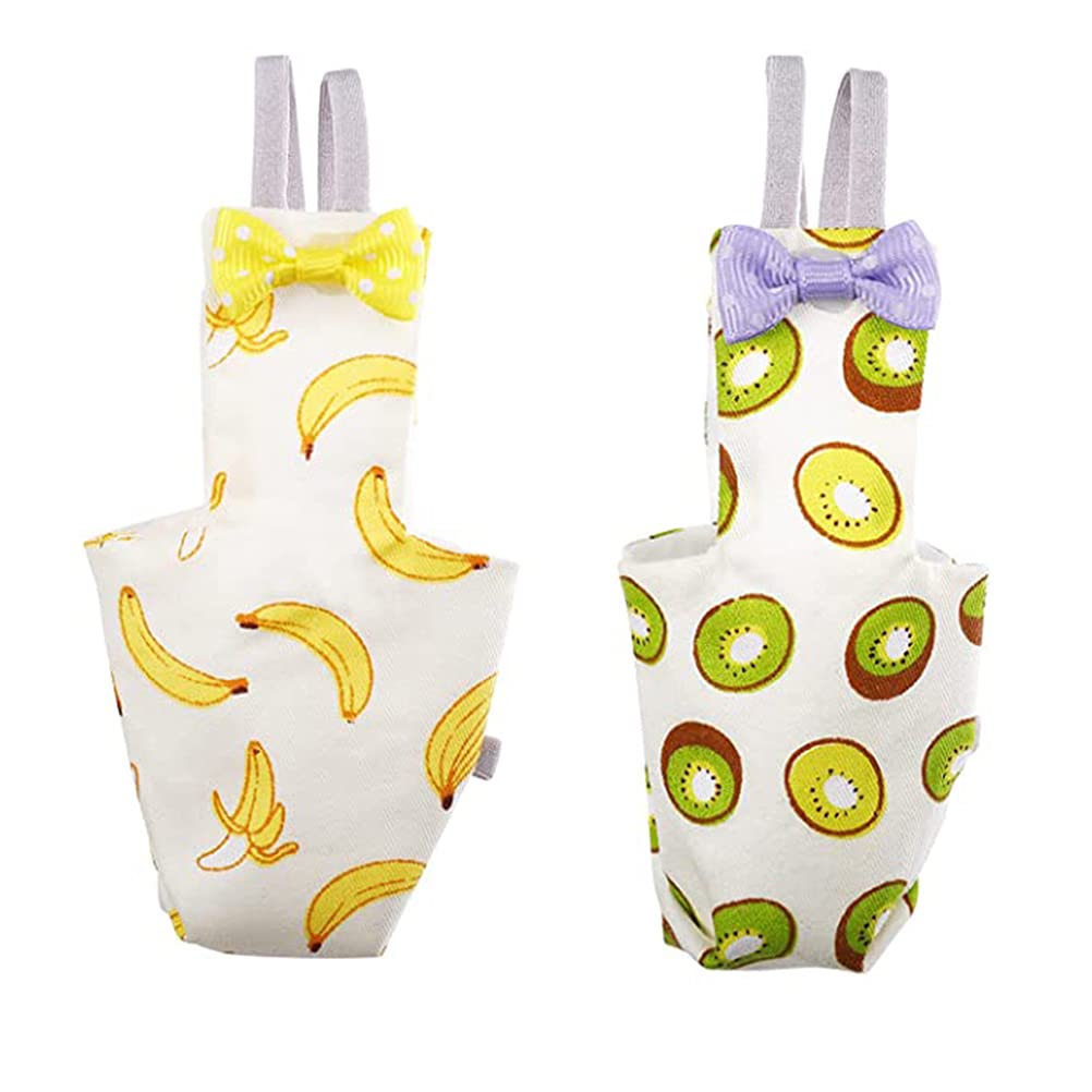 ULTECHNOVO 2 Uds. Preciosos pañales para pájaros respirables pañal de loro para mascotas, suministros para mascotas suministros para animales pequeños