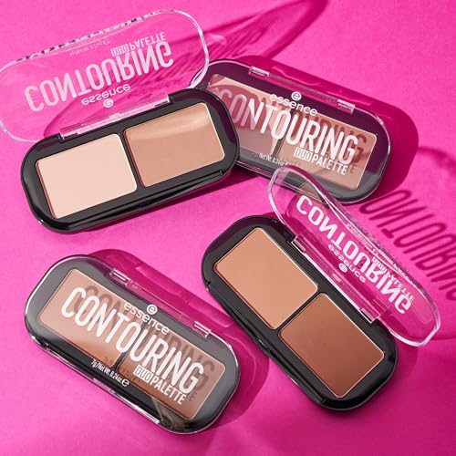 essence cosmetics, contouring duo palette Nr. 10 lighter skin, Mixed