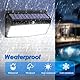 Peasur 368LED Solarlampen für Außen mit Bewegungsmelder, Solarleuchten Lampe Outdoor 3 Modi IP65 Wasserdichte Solar Wandleuchte für Garten Garage Deck