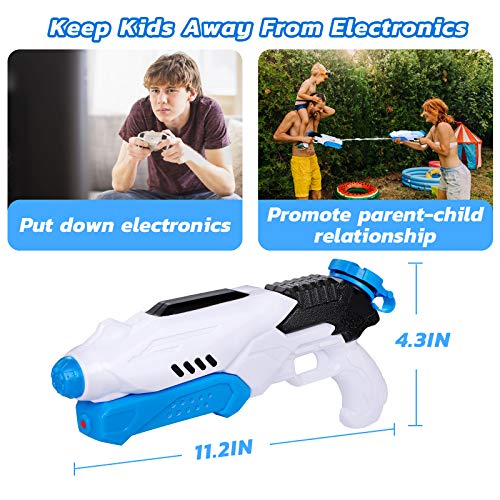 Water Gun for Kids Squirt Gun for Boys 3 Pack Water Soaker Blaster Squirt Gun Fast Trigger Summer Toy for Swimming Pools Party Outdoor Beach Sand Water Fighting Toys - Thumbnail 7