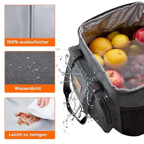 Lifewit Kühltasche klein, Isolierte Cooler Bag, Lunchtasche 15L 24 Dosen – Ansicht 5